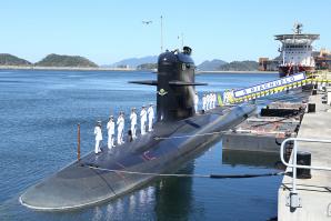 Cérémonie de livraison du sous marins le Riachuelo