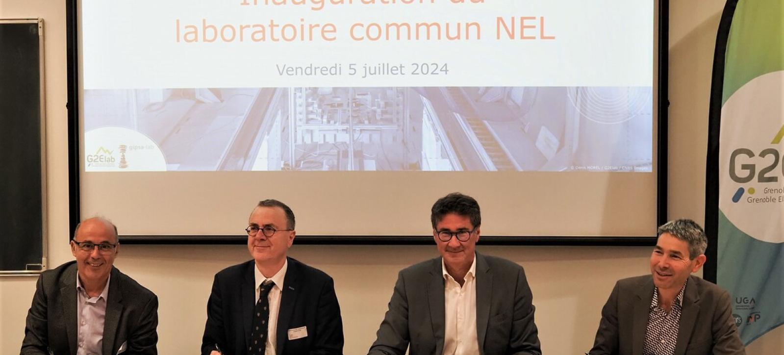 Inauguration du laboratoire dédié à l’étude des signatures électromagnétiques générées par les navires militaires