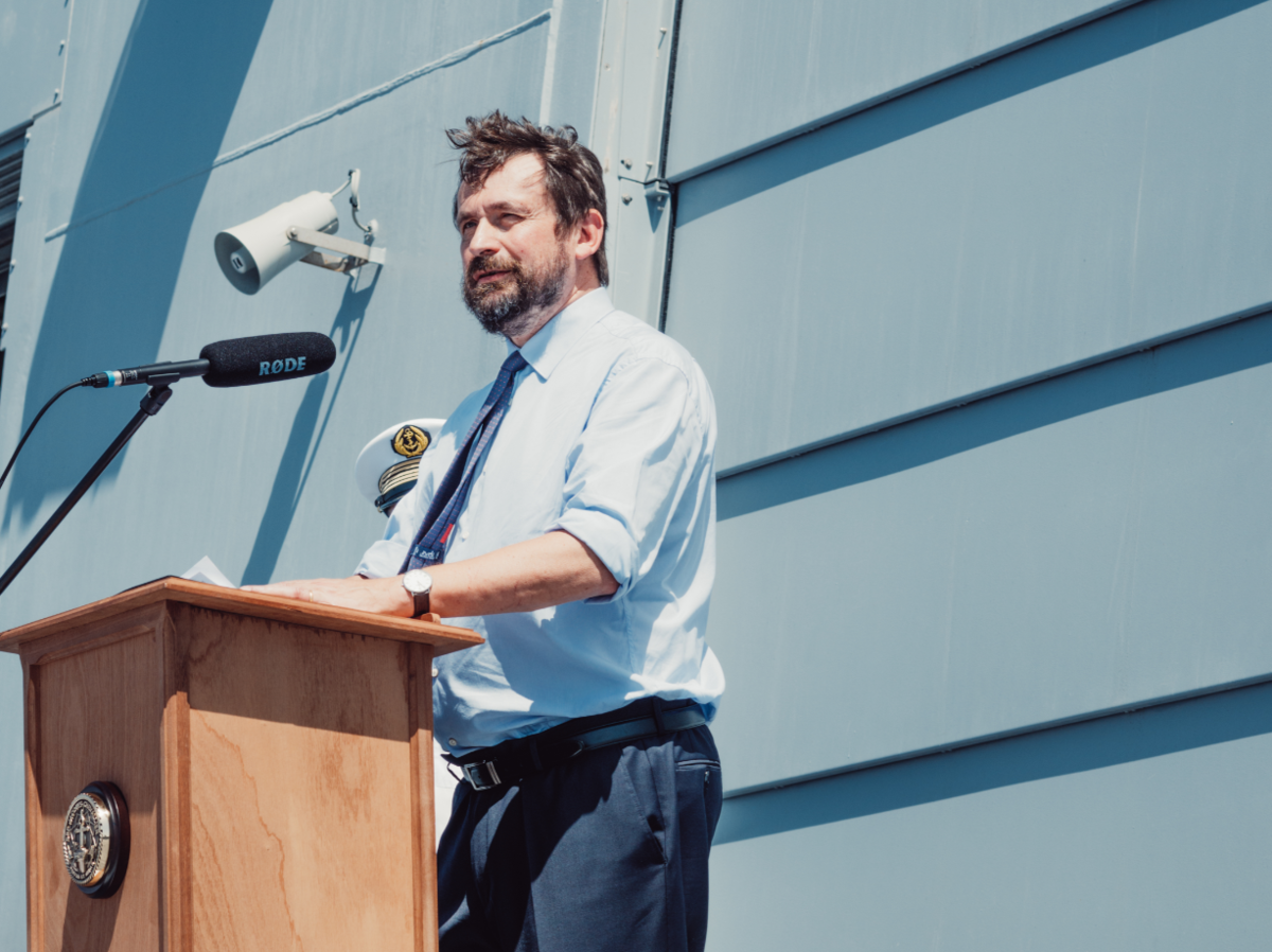 Ceremonie de remise, discourt